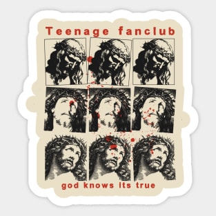 teenage fanclub // fan art Sticker